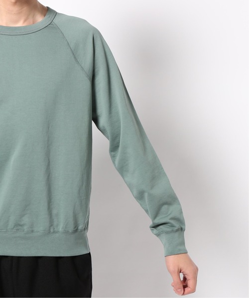 SAVE KHAKI UNITED(セーブカーキユナイテッド)の「SAVE KHAKI UNITED SUPIMA FLEECE CREW SWE(スウェット・メンズ・ブラック/ネイビー/ホワイト×ホワイト/ブラウン系その他/ライトグリーン/オレンジ/ダークブルー/パープル系その他/ライトイエロー/ピンク・SMALL/MEDIUM/X-SMALL/LARGE)」の18枚目の写真