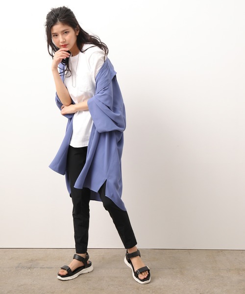 JUNRED（ジュンレッド）の「モンスターBIGハーフスリーブシャツ（シャツ/ブラウス・メンズ・ブラック/ベージュ/ブルー・M/L）」の20枚目の写真