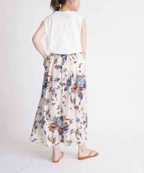 SHIPS(シップス)の「天竺ノースリーブプルオーバー◇(Tシャツ/カットソー・レディース・ホワイト/パープル/ダークグレー・ONE SIZE)」の9枚目の写真