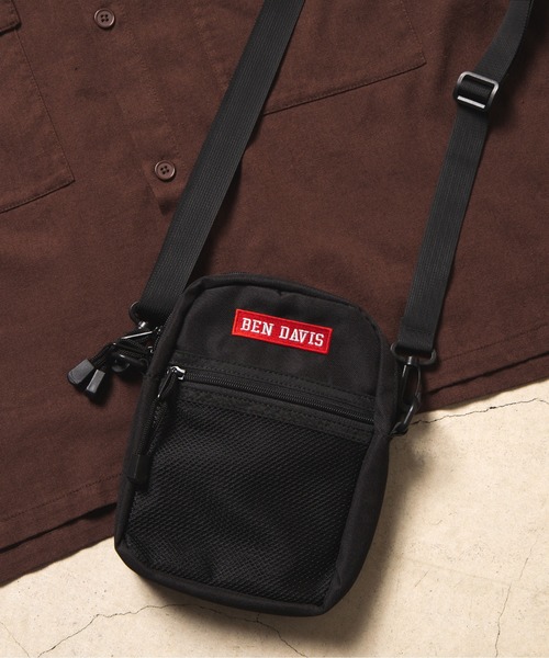 BEN DAVIS（ベンデイビス）の「WEGO/BEN DAVIS MESH SQUARE SHOULDER2（ショルダーバッグ・メンズ・パープル/レッド/イエロー・FREE）」の3枚目の写真