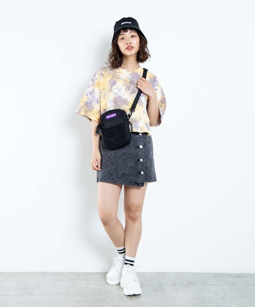 BEN DAVIS（ベンデイビス）の「WEGO/BEN DAVIS MESH SQUARE SHOULDER2（ショルダーバッグ・メンズ・パープル/レッド/イエロー・FREE）」の4枚目の写真