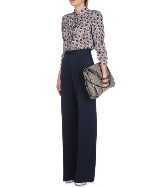 STELLA McCARTNEY（ステラマッカートニー）の「Falabella Fold-Over Tote / ファラベラ フォールドオーバートート（トートバッグ・レディース・ライトグレー/ブラック/ダークネイビー・ONE SIZE）」の9枚目の写真