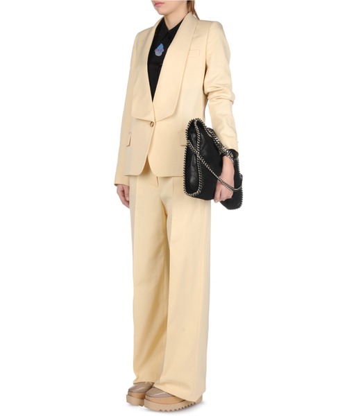 STELLA McCARTNEY（ステラマッカートニー）の「Falabella Fold-Over Tote / ファラベラ フォールドオーバートート（トートバッグ・レディース・ライトグレー/ブラック/ダークネイビー・ONE SIZE）」の6枚目の写真