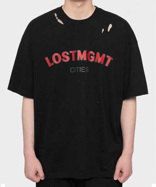 LMCの「【LMC】LMC DESTROYED OVERSIZED LOGO TEE / デストロイ ロゴ オーバーサイズ ダメージ Tシャツ(Tシャツ/カットソー・メンズ・ホワイト/ブラック/ベージュ・1/2)」の15枚目の写真