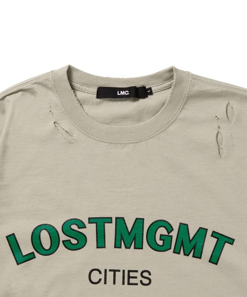 LMCの「【LMC】LMC DESTROYED OVERSIZED LOGO TEE / デストロイ ロゴ オーバーサイズ ダメージ Tシャツ(Tシャツ/カットソー・メンズ・ホワイト/ブラック/ベージュ・1/2)」の18枚目の写真