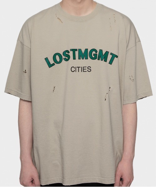 LMCの「【LMC】LMC DESTROYED OVERSIZED LOGO TEE / デストロイ ロゴ オーバーサイズ ダメージ Tシャツ(Tシャツ/カットソー・メンズ・ホワイト/ブラック/ベージュ・1/2)」の20枚目の写真