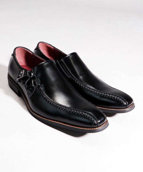 ZINC 本革トラッドビジネス ローヒールドレスシューズ