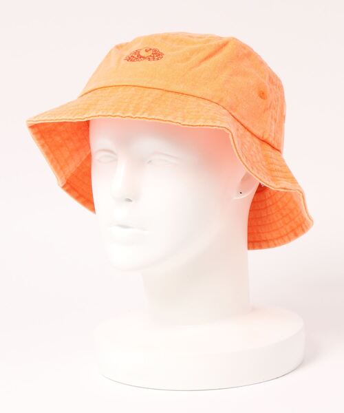 FRUIT OF THE LOOM(フルーツオブザルーム)の「HARD WASH BUCKET HAT / バケットハット / ユニセックス / ストリート(ハット・レディース・オレンジ/ブラック/レッド・FREE)」の5枚目の写真