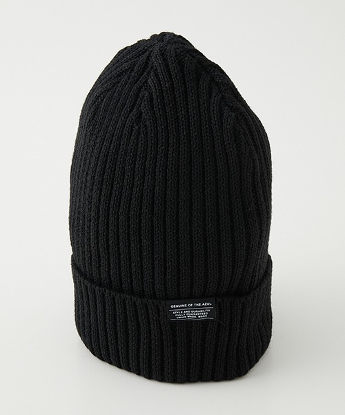 AZUL by moussy(アズールバイマウジー)の「LINEN MIX KNIT CAP/リネンミックスニットキャップ(ニットキャップ/ビーニー・メンズ・ブラック/ライトカーキ/杢グレー/ライトピンク・FREE)」の13枚目の写真