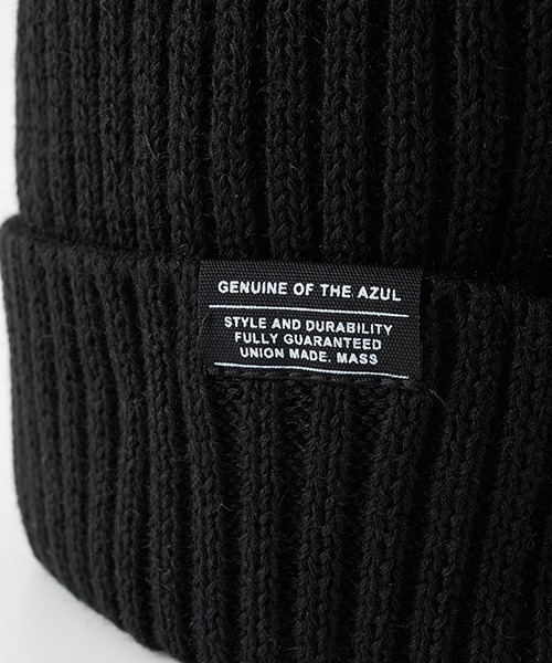 AZUL by moussy(アズールバイマウジー)の「LINEN MIX KNIT CAP/リネンミックスニットキャップ(ニットキャップ/ビーニー・メンズ・ブラック/ライトカーキ/杢グレー/ライトピンク・FREE)」の18枚目の写真