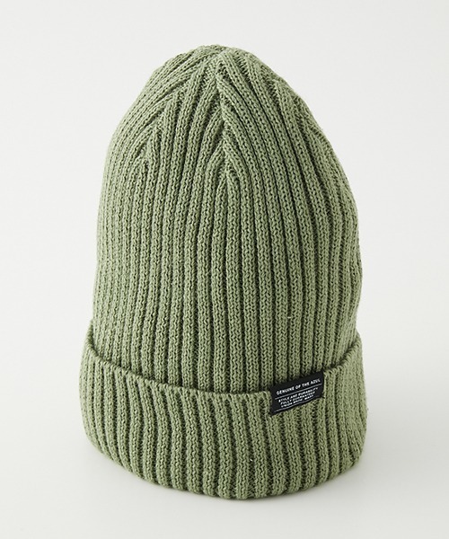 AZUL by moussy(アズールバイマウジー)の「LINEN MIX KNIT CAP/リネンミックスニットキャップ(ニットキャップ/ビーニー・メンズ・ブラック/ライトカーキ/杢グレー/ライトピンク・FREE)」の19枚目の写真