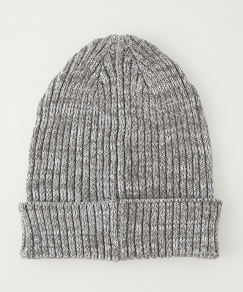 AZUL by moussy(アズールバイマウジー)の「LINEN MIX KNIT CAP/リネンミックスニットキャップ(ニットキャップ/ビーニー・メンズ・ブラック/ライトカーキ/杢グレー/ライトピンク・FREE)」の22枚目の写真