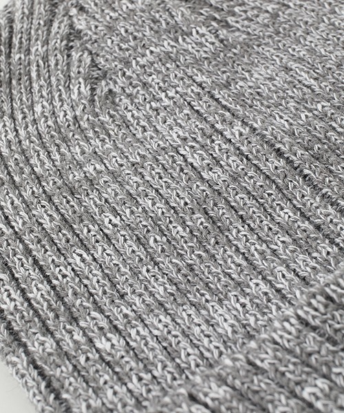 AZUL by moussy(アズールバイマウジー)の「LINEN MIX KNIT CAP/リネンミックスニットキャップ(ニットキャップ/ビーニー・メンズ・ブラック/ライトカーキ/杢グレー/ライトピンク・FREE)」の15枚目の写真
