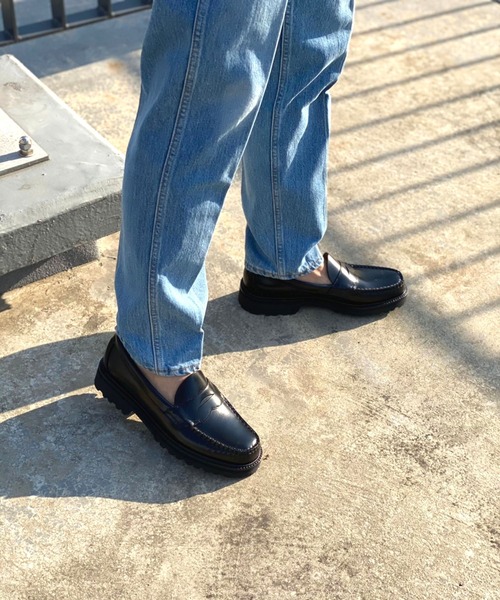 Bass ブラック ローファー　ghbass ラーソン　ラバーソール G.H.BASS ジーエイチバス BLACK RUBBER SOLE｜BORN FREE ONLINE SHOP