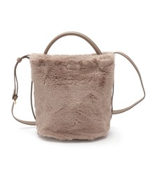 grove | 【WEB限定カラーあり】トップハンドルエコファーショルダー(ショルダーバッグ)