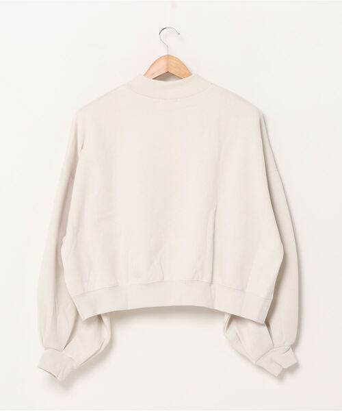 VANNIE U（ヴァニーユー）の「たぽ袖ショートスウェット（スウェット・レディース・ベージュ/ブラウン/ナチュラル・FREE）」の11枚目の写真