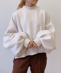 VANNIE U | VANNIE U たぽ袖ショートスウェット(スウェット)