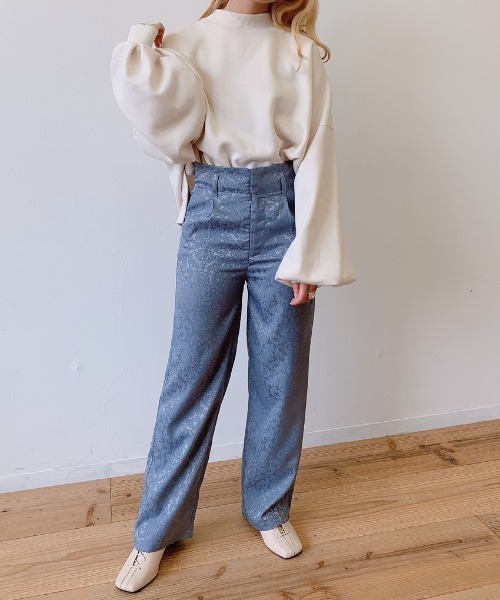 VANNIE U（ヴァニーユー）の「たぽ袖ショートスウェット（スウェット・レディース・ベージュ/ブラウン/ナチュラル・FREE）」の10枚目の写真