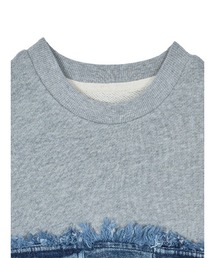 【美品】AMERI VINTAGE DENIM SWEAT OVER TOP 美品】AMERI VINTAGE DENIM SWEAT OVER TOP