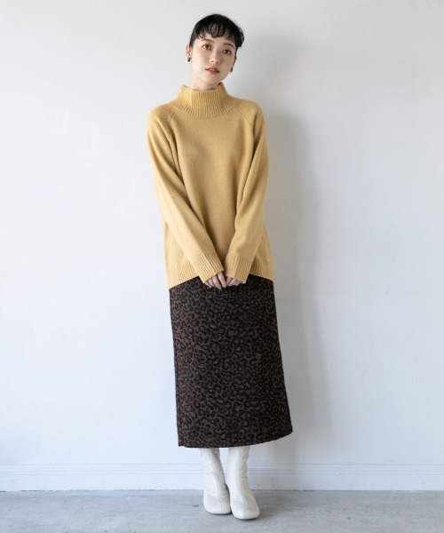 LOWRYS FARM（ローリーズファーム）の「アニマルジャガードスカート　917472（スカート・レディース・グレー系その他/ブラウン系その他/レオパード・FREE）」の4枚目の写真