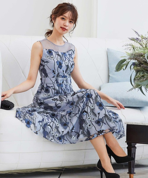 秋 L 新品 ワンピース ドレス レディース ロング 結婚式 レース 花柄 楽天市場】ロングドレス パーティードレス ワンピース マキシ