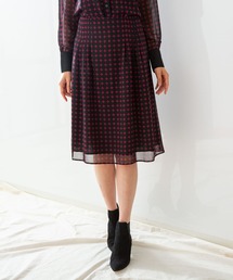 NARACAMICIE | 《セットアップ対応》シフォンドットスカート(スカート)