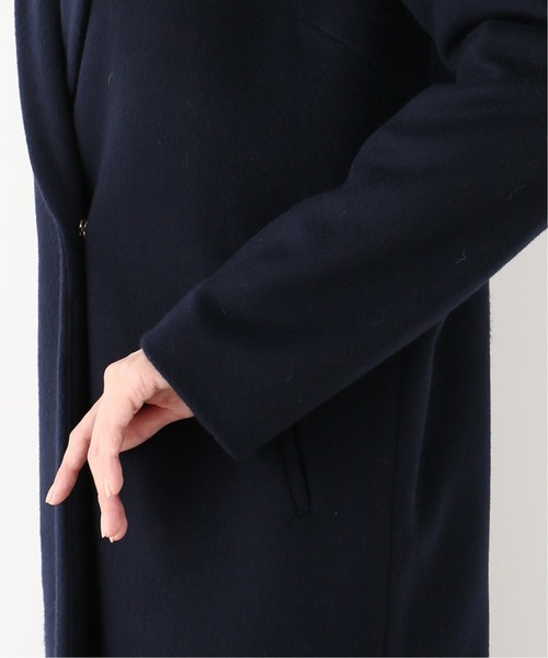 La TOTALITE（ラトータリテ）の「《追加》ウールビーバーチェスターコート◆（チェスターコート・レディース・ネイビー/アイボリー/ウッド・40）」の7枚目の写真