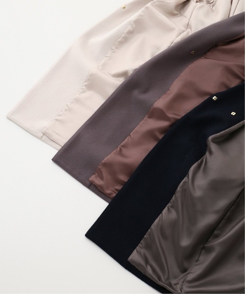 La TOTALITE（ラトータリテ）の「《追加》ウールビーバーチェスターコート◆（チェスターコート・レディース・ネイビー/アイボリー/ウッド・40）」の12枚目の写真