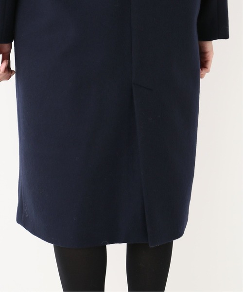 La TOTALITE（ラトータリテ）の「《追加》ウールビーバーチェスターコート◆（チェスターコート・レディース・ネイビー/アイボリー/ウッド・40）」の11枚目の写真