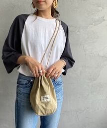 AMERICANA | [Americana×JEANSFACTORY/アメリカーナ×ジーンズファクトリー] 別注 2WAY巾着バッグ(ショルダーバッグ)