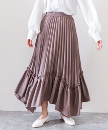 イレヘムプリーツティアードスカート