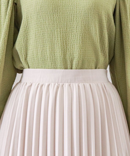 archives（アルシーヴ）の「イレヘムプリーツティアードスカート（スカート・レディース・グレイッシュベージュ/ベージュ/チャコールグレー・MEDIUM）」の14枚目の写真