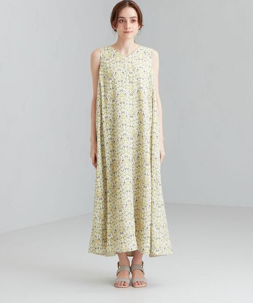 green label relaxing（グリーンレーベルリラクシング）の「FFC トライバル ペイント レースアップ ワンピース（ワンピース・レディース・その他1・FREE）」の4枚目の写真