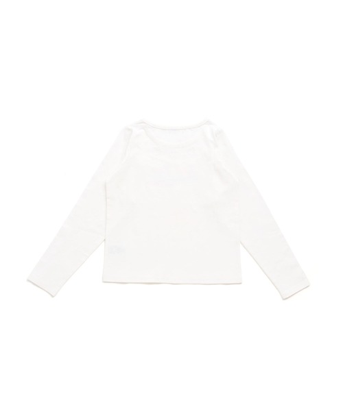 JENNI love（ジェニィラブ）の「デオドラントトリプルハートロンＴ（Tシャツ/カットソー・キッズ・オフホワイト/イエロー/ラベンダー・130cm/140cm/150cm/160cm）」の14枚目の写真