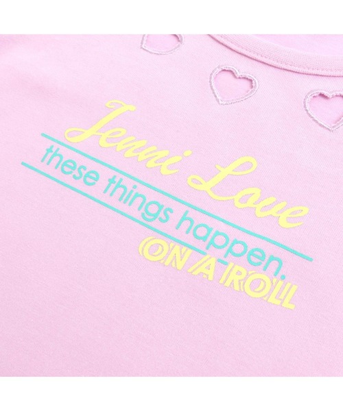 JENNI love（ジェニィラブ）の「デオドラントトリプルハートロンＴ（Tシャツ/カットソー・キッズ・オフホワイト/イエロー/ラベンダー・130cm/140cm/150cm/160cm）」の15枚目の写真