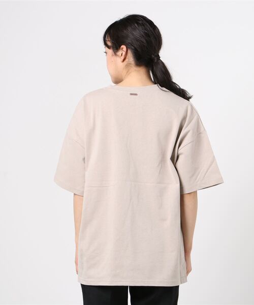 RIKKA FEMME(リッカファム)の「【ムラサキスポーツ別注】RIKKA FEMME/リッカファム ルーズシルエット Tシャツ R21SS201(Tシャツ/カットソー・レディース・ベージュ/ブラウン/ホワイト・FREE)」の7枚目の写真