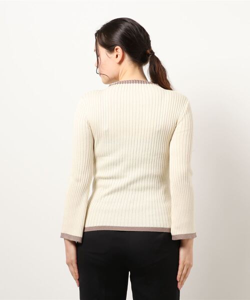 ニット セーター COLOR COMBI KNIT TOPS/カラーコンビ ニットトップス レディース KOEISTORE ニットトップス レディース 春 夏 春夏 ニット マルチ