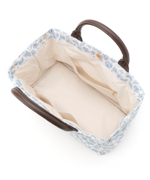 LAURA ASHLEY（ローラアシュレイ）の「2WAYフローラルトートバッグ（トートバッグ・レディース・ピンク系5/ブルー系5・00）」の8枚目の写真