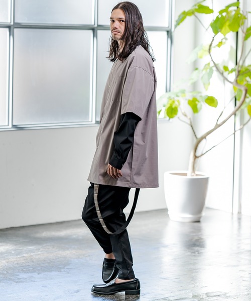 CAMBIO（カンビオ）の「mp8921-Suspenders Pants パンツ（その他パンツ・メンズ・ブラック/ネイビー/カーキ・L/M/S）」の9枚目の写真