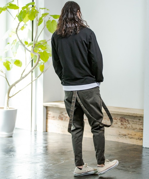 CAMBIO（カンビオ）の「mp8921-Suspenders Pants パンツ（その他パンツ・メンズ・ブラック/ネイビー/カーキ・L/M/S）」の13枚目の写真