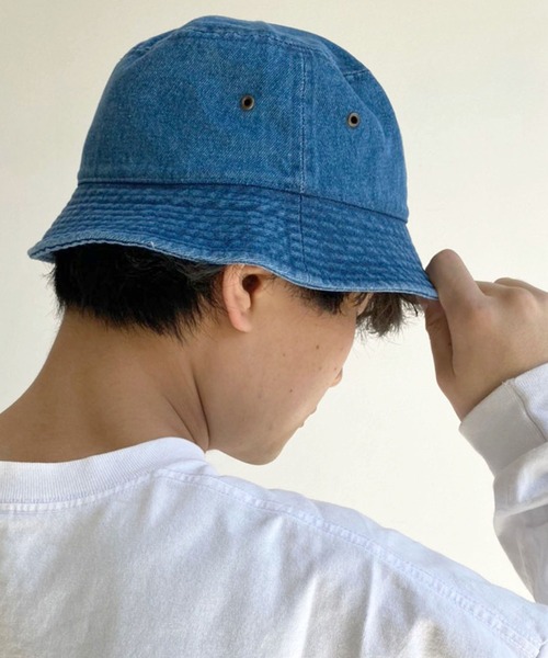 newhattan(ニューハッタン)の「【newhattan】 ニューハッタン バケットハット(ハット・メンズ・ホワイト/ブラック/チャコール/カーキ/ホワイト系その他/ネイビー/オリーブ/ライトブルー/ダークブルー/ブラック系その他/ブラック系その他2・S/M/L/XL)」の1枚目の写真