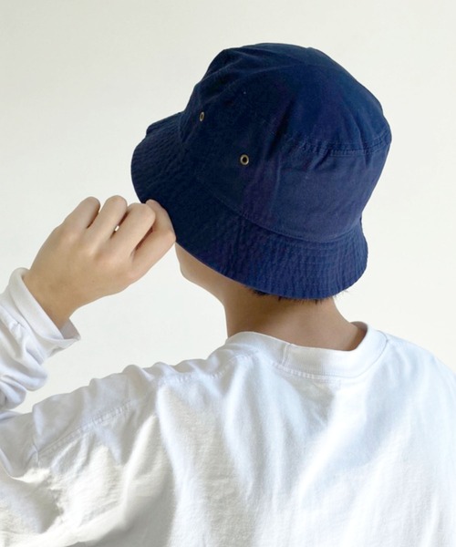 newhattan(ニューハッタン)の「【newhattan】 ニューハッタン バケットハット(ハット・メンズ・ホワイト/ブラック/チャコール/カーキ/ホワイト系その他/ネイビー/オリーブ/ライトブルー/ダークブルー/ブラック系その他/ブラック系その他2・S/M/L/XL)」の11枚目の写真