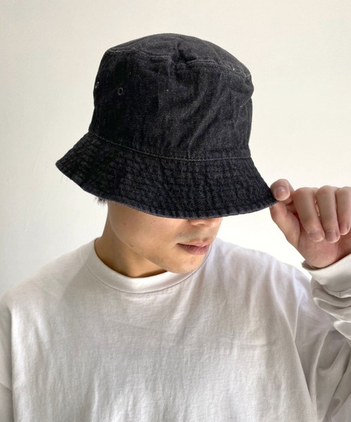 newhattan(ニューハッタン)の「【newhattan】 ニューハッタン バケットハット(ハット・メンズ・ホワイト/ブラック/チャコール/カーキ/ホワイト系その他/ネイビー/オリーブ/ライトブルー/ダークブルー/ブラック系その他/ブラック系その他2・S/M/L/XL)」の6枚目の写真