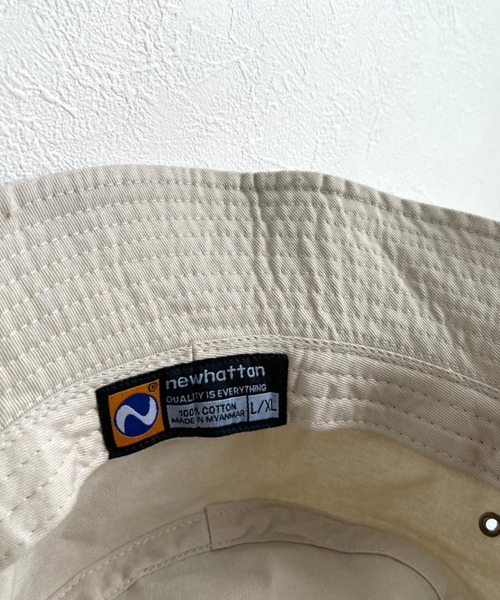 newhattan(ニューハッタン)の「【newhattan】 ニューハッタン バケットハット(ハット・メンズ・ホワイト/ブラック/チャコール/カーキ/ホワイト系その他/ネイビー/オリーブ/ライトブルー/ダークブルー/ブラック系その他/ブラック系その他2・S/M/L/XL)」の16枚目の写真