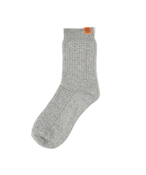 B:MING by BEAMS（ビーミングバイビームス）の「UNIVERSAL OVERALL / ワッフル ソックス（ソックス/靴下・レディース・ブラック/グレー/オフホワイト/レッド/ブラウン系その他・23-25cm）」の4枚目の写真