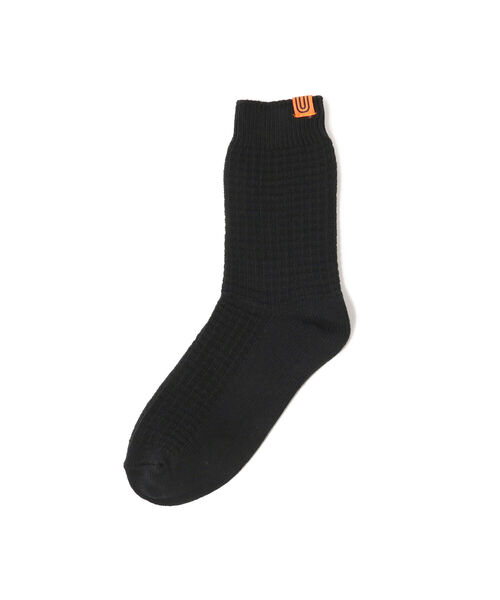B:MING by BEAMS（ビーミングバイビームス）の「UNIVERSAL OVERALL / ワッフル ソックス（ソックス/靴下・レディース・ブラック/グレー/オフホワイト/レッド/ブラウン系その他・23-25cm）」の3枚目の写真