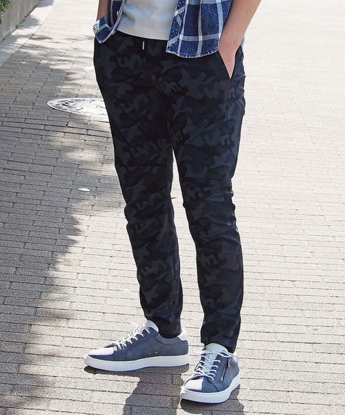 HIDEAWAYS NICOLE（ハイダウェイニコル）の「迷彩柄ジョガーパンツ（その他パンツ・メンズ・ネイビー/チャコールグレー/ブラック/カーキ・MEDIUM/SMALL/LARGE/X-LARGE）」の18枚目の写真