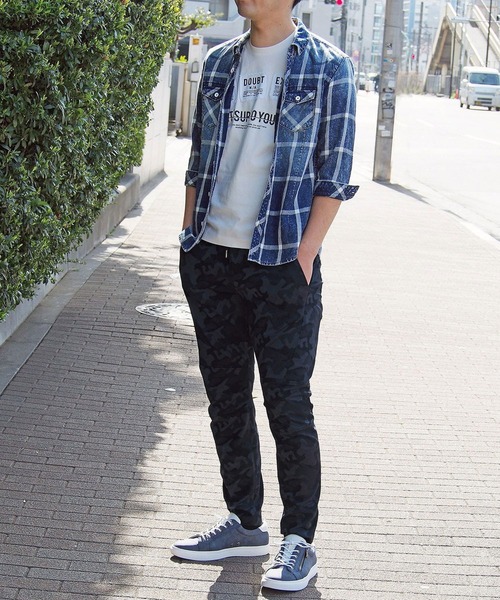 HIDEAWAYS NICOLE（ハイダウェイニコル）の「迷彩柄ジョガーパンツ（その他パンツ・メンズ・ネイビー/チャコールグレー/ブラック/カーキ・MEDIUM/SMALL/LARGE/X-LARGE）」の10枚目の写真