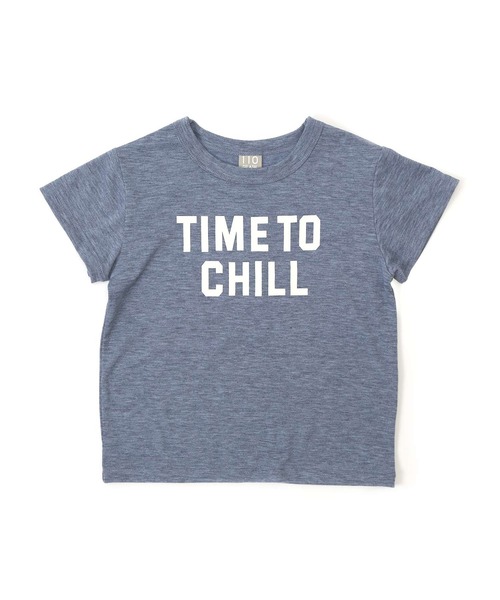 DILASH（ディラッシュ）の「シンプルロゴTシャツ（Tシャツ/カットソー・キッズ・ブルー/チャコール/カーキ・100/130/150/80/110/140/120/90）」の3枚目の写真