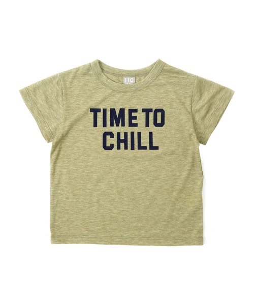 DILASH（ディラッシュ）の「シンプルロゴTシャツ（Tシャツ/カットソー・キッズ・ブルー/チャコール/カーキ・100/130/150/80/110/140/120/90）」の8枚目の写真